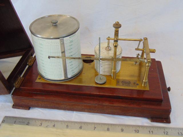 Casella London recording barometer, barograph, made in (1 of 6)
