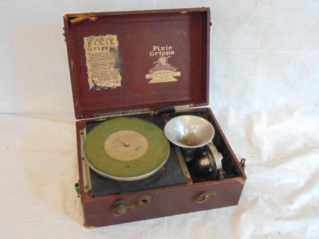 Pixie Grippa portable gramophone, "The Grippa (1 of 8)