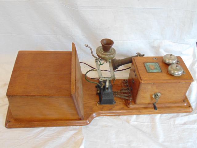 Independent System oak Wall phone with telescopic (1 of 7)