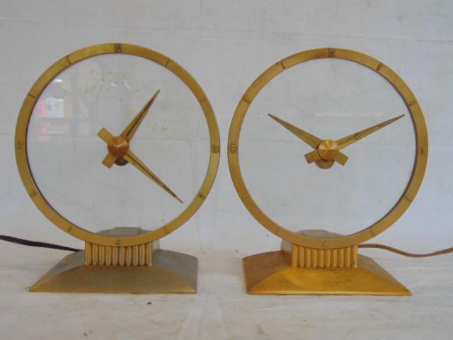 2 Jefferson Golden Hour electric clocks, not tested, (1 of 5)