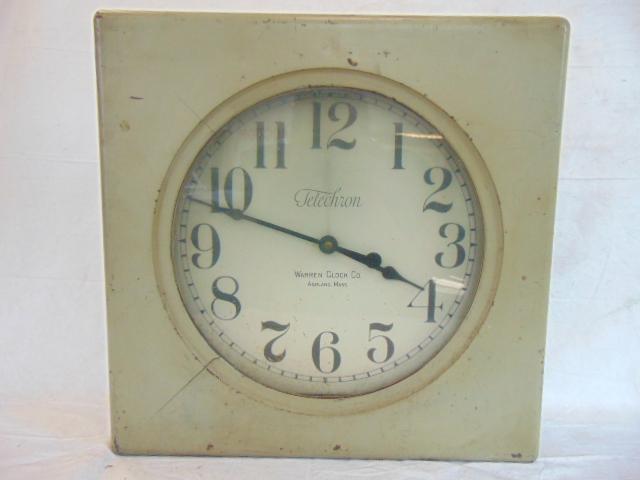 Telechron electric clock, by Warren Clock Co. Ashland (1 of 3)