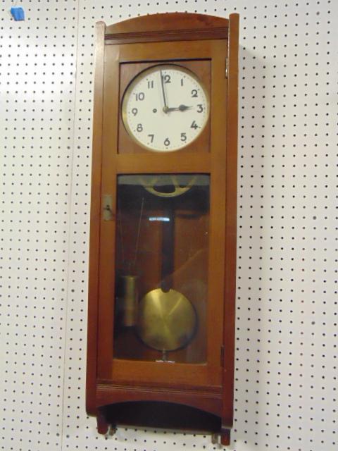 Regulator Clock, Arts and Crafts, running condition, 8" (1 of 6)