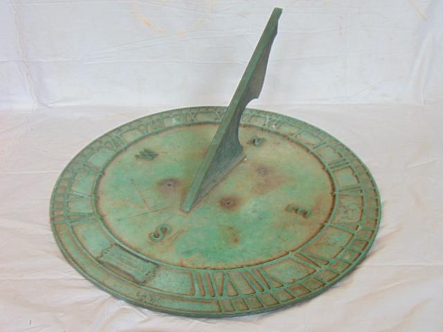 23 inch brass sundial, Lobel Andrews, New York (1 of 4)