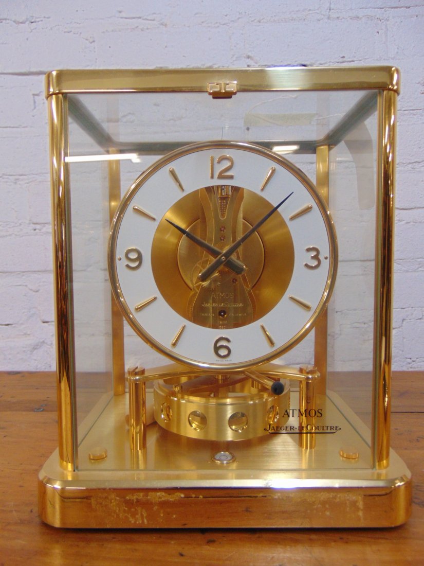 Atmos clock by Jaeger-LeCoultre, brass case, Swiss made (1 of 6)