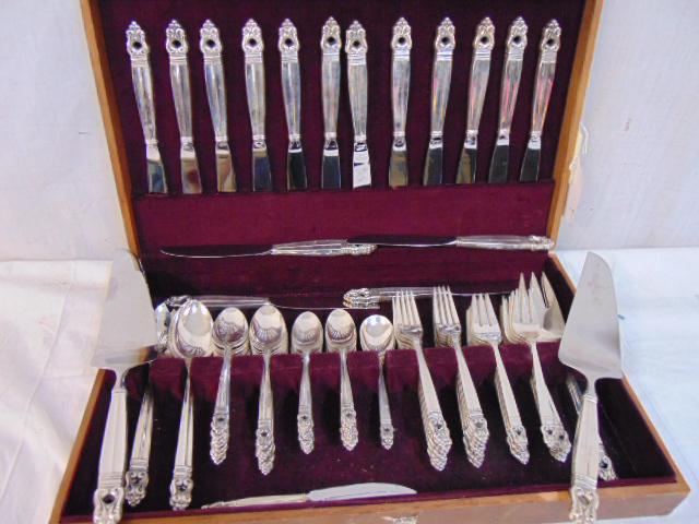 Sterling flatware, Royal Danish, service for 16 with 4 (1 of 6)