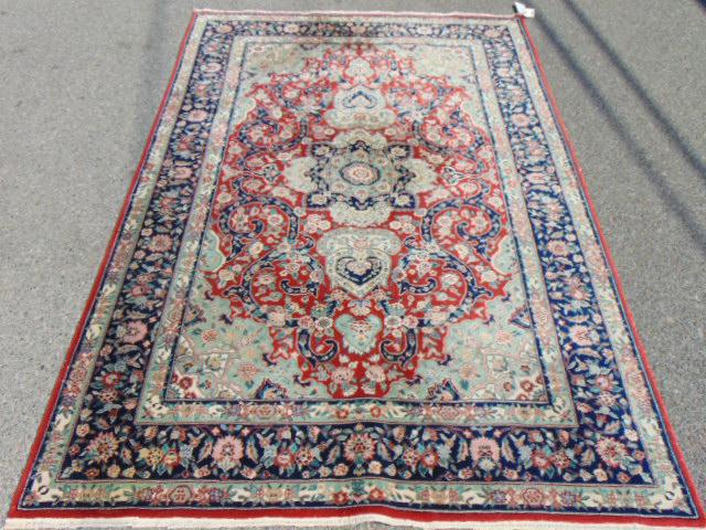 Indo-Persian Tabriz Style Rug, 20th century. 5' x 7'7" (1 of 6)