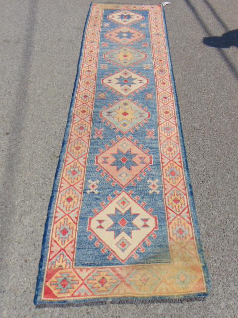 Semi-Antique Caucasian Runner, 20th century. 2'8" x (1 of 4)