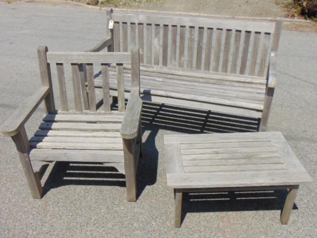 Set (3) Gloster/Smith & Hawkins Teak Garden Furniture (1 of 6)
