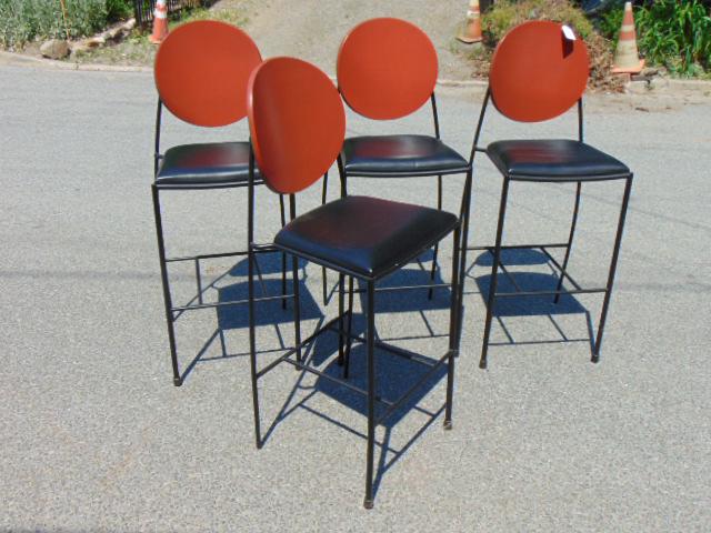 Set (4) Dakota Jackson Vik-ter II Cushioned Counter Bar (1 of 6)