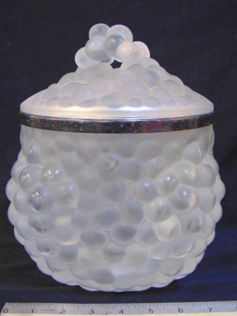 Lalique Antille Frosted Ice Bucket, crystal, France, (1 of 7)