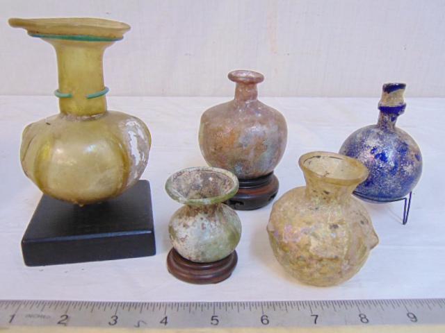 Lot (5) Ancient Roman/Middle Eastern Iridescent (1 of 8)