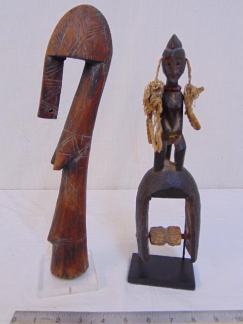 Lot (2) Mossi/Burkina Faso Including Heddle Pulley & (1 of 6)