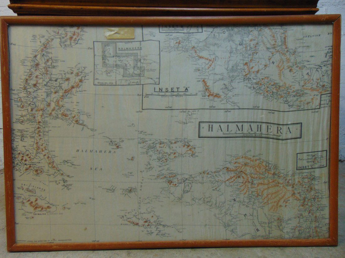 Silk pilot map, escape and evasion map, 1940s,  R.A.A.F (1 of 7)