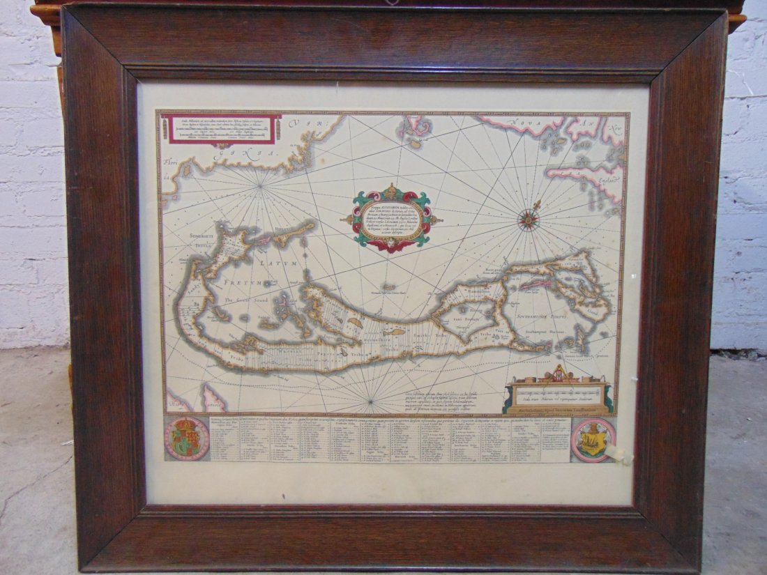 Map, Willem Janszoon Blaeu, "Mappa Aestivarum Insularum (1 of 11)