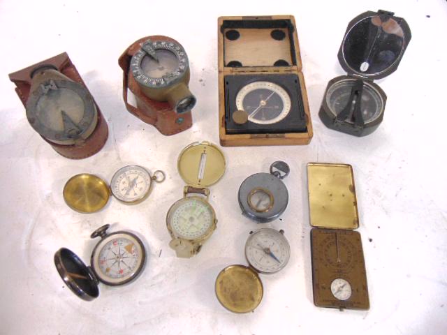 10, Hand Held Compass Collection, m2, Sun Watch, U.S. (1 of 5)