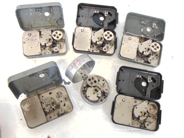 6 Watchman's post clocks, 3 IBM, 2 Benzig, 1 ITR (1 of 7)
