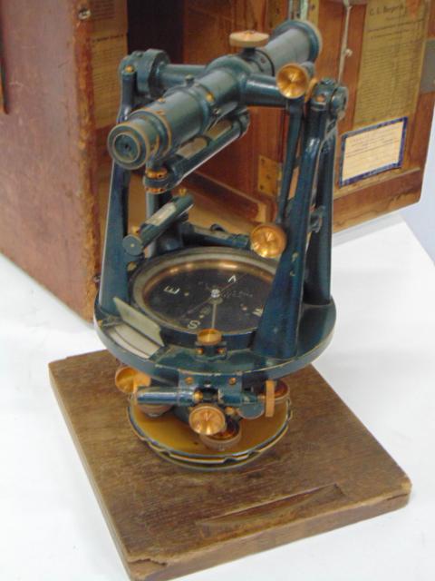 Transit, Cased, C. L. Berger & Sons Boston USA, SN (1 of 6)