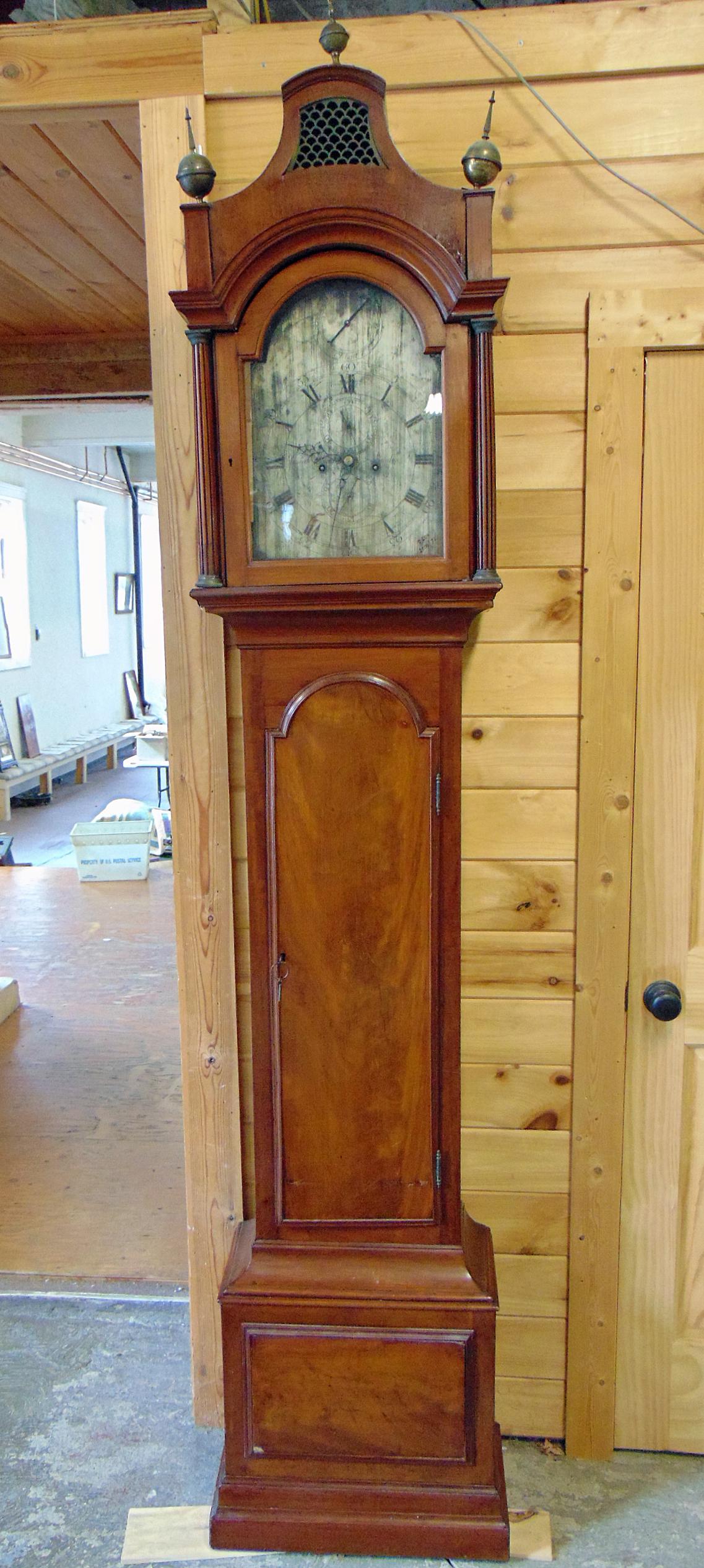 Queen Anne Tall Case Clock, Josiah Emery London, c. (1 of 13)