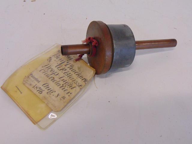 U.S. Original Patent Model, Aug 8th 1876, Drop Light (1 of 5)