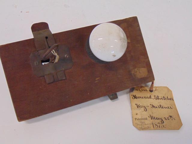 U.S. Original Patent Model, May 25th 1875, Key (1 of 5)