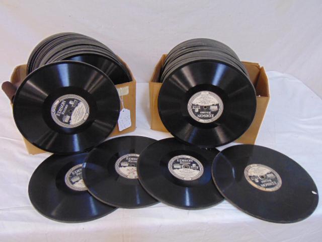 54 Edison Diamond Disk records, various titles, Toddle (1 of 9)