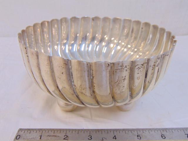 Tiffany & Co sterling silver bowl, spiral decoration, (1 of 4)