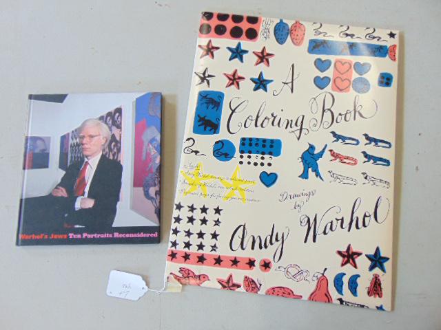 Andy Warhol coloring book & book, "Warhol's Jews, Ten (1 of 8)