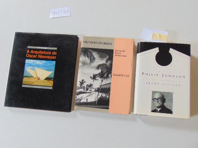3 Books, famous Architects such as Oscar Niemeyer (1 of 13)