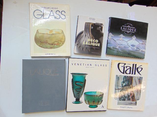 6 Books, Art & Glass including: "Venetian Glass" by (1 of 20)