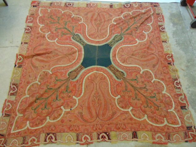 Antique paisley, 71" by 72" (1 of 6)