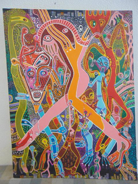 Painting, Louise Abrams, Outsider Art Collection, (1 of 2)