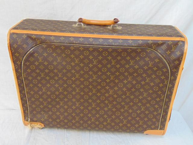 Louis Vuitton soft case suitcase, 29" by 9.5" by 23", (1 of 5)