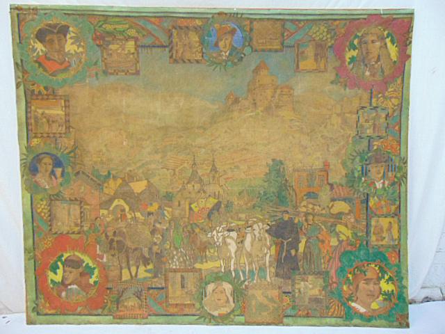 Painting, mural, Arthur Gordon Smith, Italian (1 of 7)