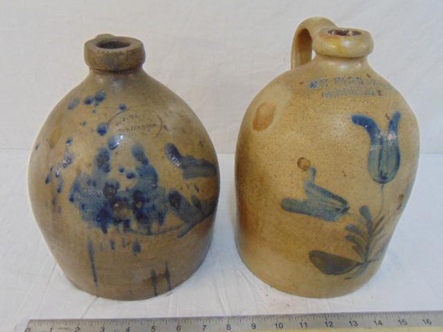2 Jugs, F.J. Caire Huntington LI & WH Farrar & co. (1 of 9)