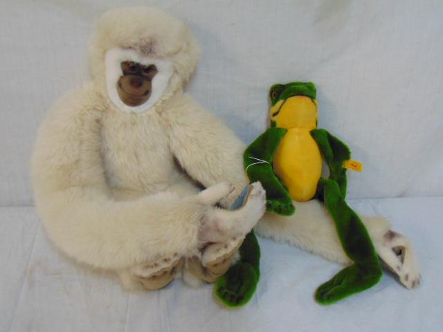 Steiff Monkey & frog, both in good condition (1 of 4)