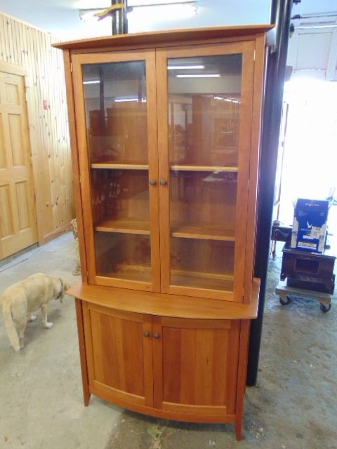 Cabinet, cherry, by Pompanoosuc Mills, VT, custom made, (1 of 4)
