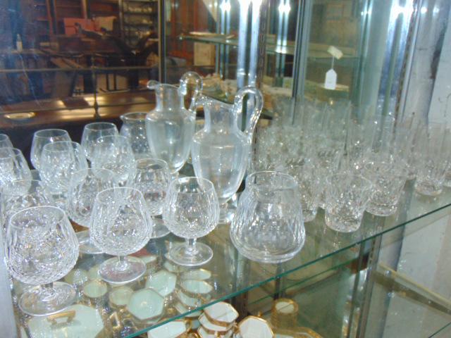 Lot Waterford & Baccarat crystal glasses, stemware (1 of 8)