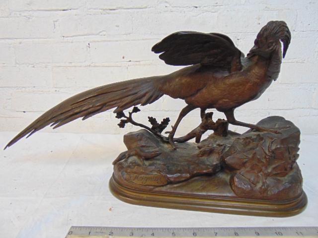 Bronze bird, Jules Moigniez, Pheasant & Salamander, (1 of 7)