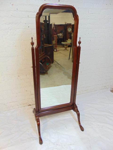 Stickley chevelle mirror, mahogany dressing mirror, (1 of 6)