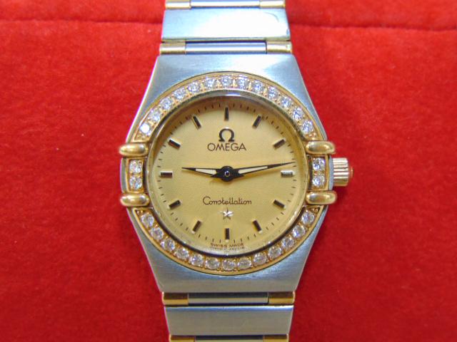 Omega diamond ladies wrist watch, Constellation, watch (1 of 7)