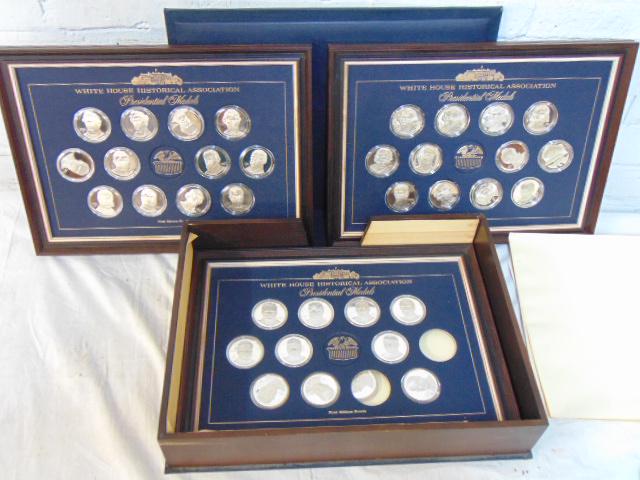Sterling presidential coins, White House Historical (1 of 9)
