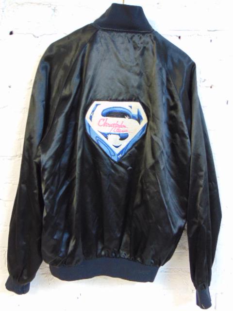 Autographed Christopher Reeve Superman jacket, in black (1 of 4)