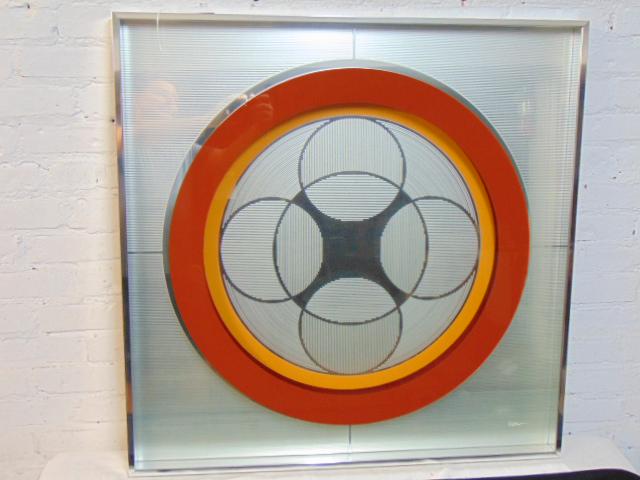 Greg Copeland graphic design mixed media on glass, (1 of 8)