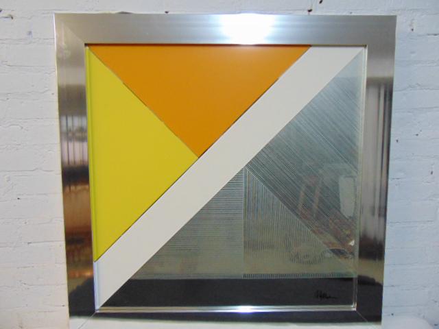 Greg Copeland graphic design mixed media on glass, (1 of 9)