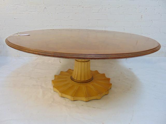 Decorative coffee table, MCM design, top is 42" (1 of 5)