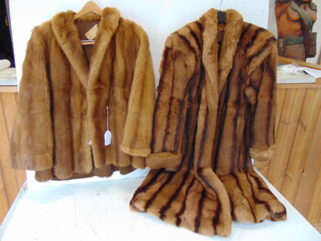Polo Norte Leopard Pattern Fur Coat
