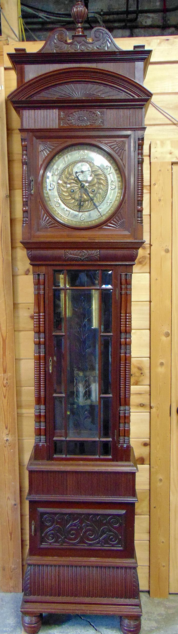 Tiffany & Co Makers grandfather, tall case clock, fine (1 of 20)