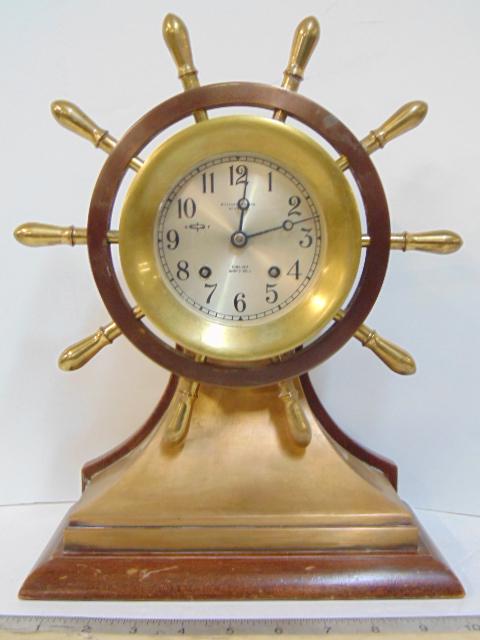 Chelsea Ship's Bell clock, William Barthman, New York, (1 of 4)