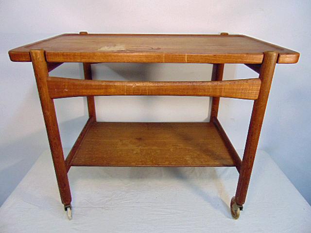 Hans Wegner bar cart, removable tray, Andreas Tuck, (1 of 7)
