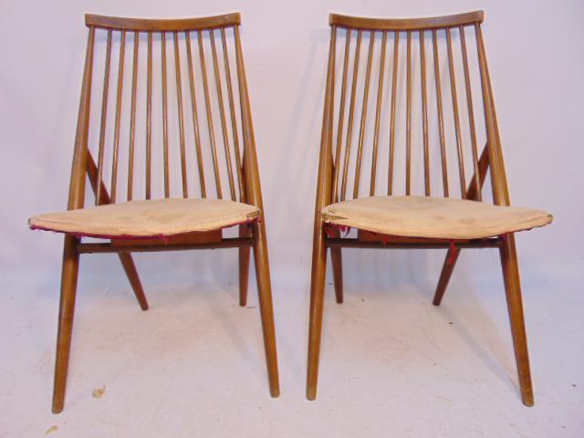 Pair Swedish Mid-Century side chairs, IDG, (1 of 7)